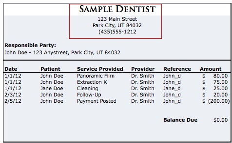 dentist receipt barca fontanacountryinn com dental receipts