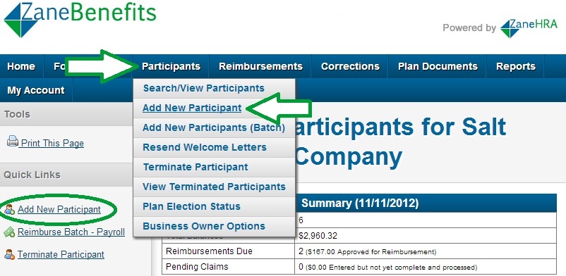 enrollemployeesHRA