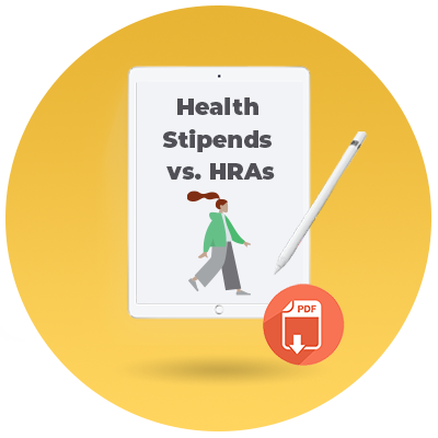 Health stipends vs HRAs comparison chart_icon