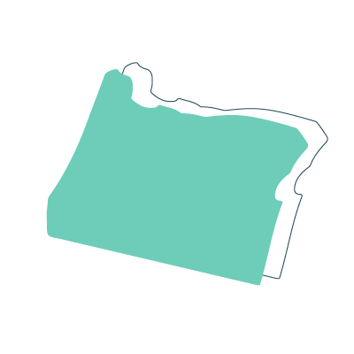 Oregon-outline