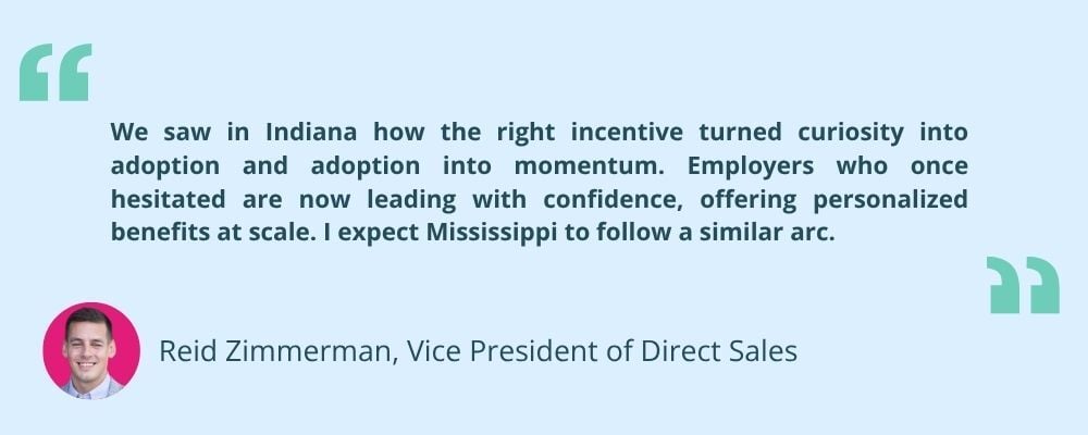 Reid Zimmerman quote MS tax credit